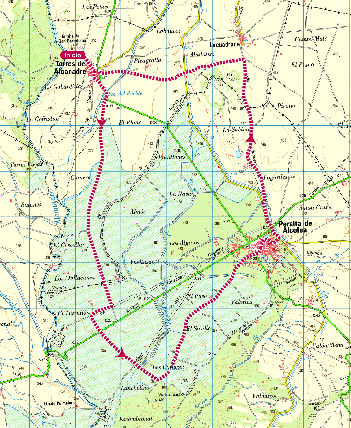 Mapa ruta BTT Ribera del Alcanadre MAPA-Ruta38 BTT RiberaAlcanadre
